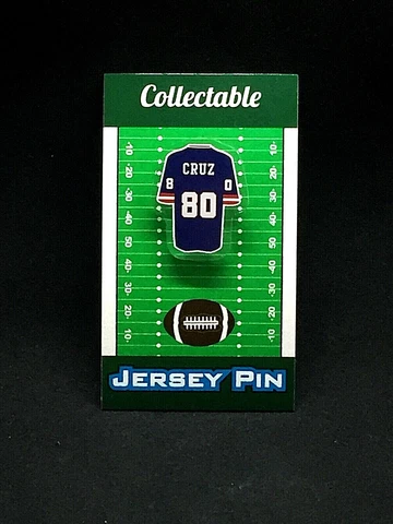New York Giants Victor Cruz jersey lapel pin-Classic G-Men throwback Collectible Cover