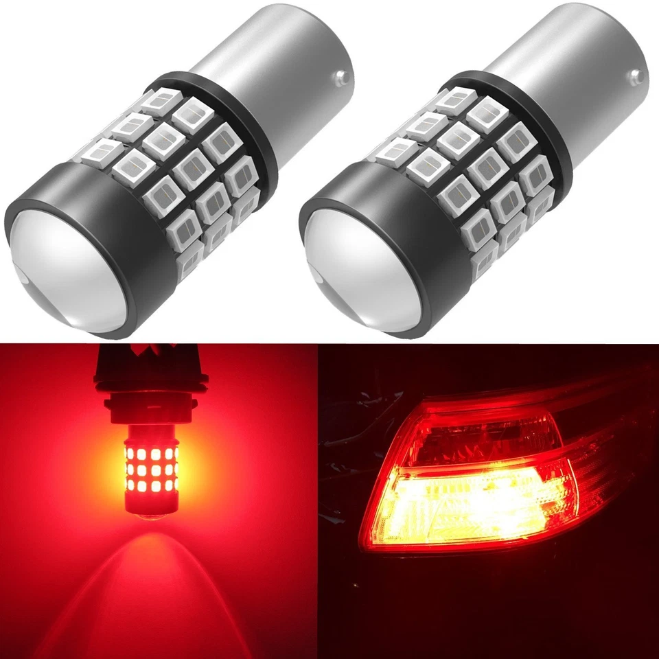 Alla Lighting 39-LED PY21W 7507 High Power Turn Signal Blinker Light Bulb,Red,2x - Image 1 of 4