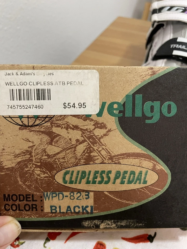 Wellgo Wpd 823 Style Clipless Pedals Road Bike Racing Clip in Style Fit - Image 1 of 1