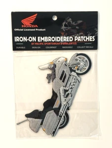 Honda Motorcycle Iron On Embroidered Patch - Picture 1 of 3