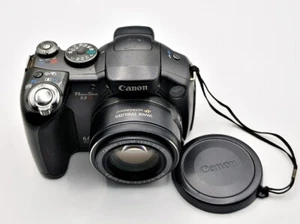 Canon PowerShot S3 IS 6.0MP Digital Camera - Black [parts or repair] - Picture 1 of 6