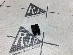 Peavey Wolfgang Floyd Rose Black Studs Posts Anchors Tremolo 10mm Slot Head - Picture 1 of 3