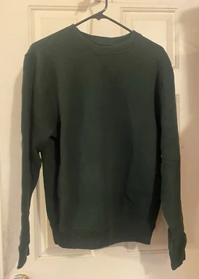 Sudadera DE COLECCIÓN Para Hombre Mediana (38/40) Verde Cuello Redondo Pullover Naturaleza Exterior Foto 1 de 4