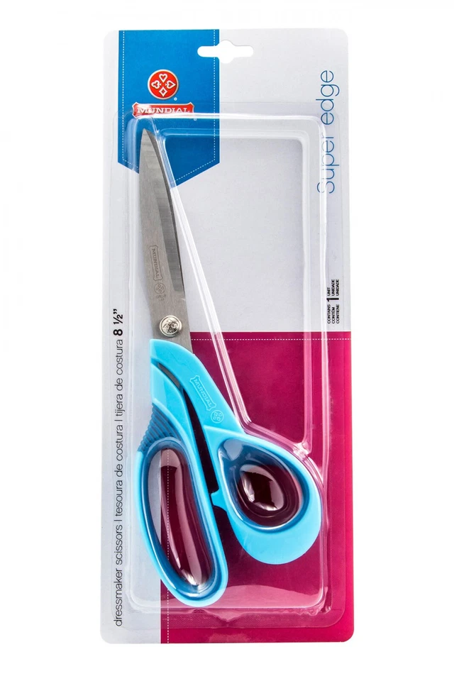 Mundial Super Edge 8-1/2 Inch Dressmakers Scissors Blue - Image 1 of 1