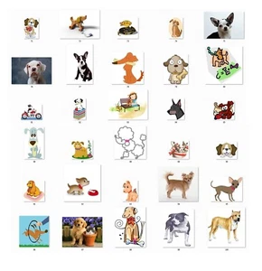 Personalized Cute Dogs Address Labels (CD 3) - Picture 1 of 3