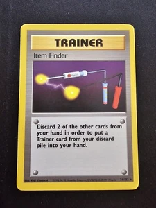 Item Finder 074/102 Rare Base Set Pokemon TCG - Picture 1 of 2