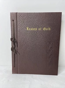 Leaves of Gold Bible Devotional Book 7th Printing 1958 Christian Inspirational - Picture 1 of 8