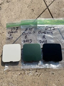 10-17 OEM Subaru Outback REAR Bumper Tow Hook Trim Cap Cover Various Colors - Picture 1 of 41