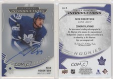 2020 Upper Deck Ultimate Collection Introductions Nick Robertson Rookie Auto RC