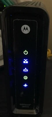 Motorola- ARRIS SB6121 Cable Modem - Power Adaptor Included - Image 1 of 3