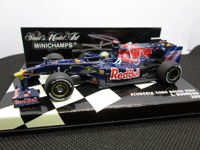 RBR F1 Toro Rosso STR4 S Bourdais Hand Signed Autograph Diecast Model  Minichamp - Image 1 of 4