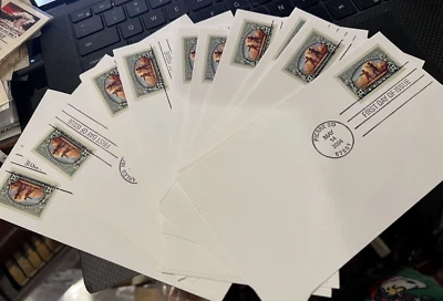 11 Lewis & CLark 2004 First Day Issue Covers w/ DIfferent Postmarks 37 Cents - Image 1 of 4