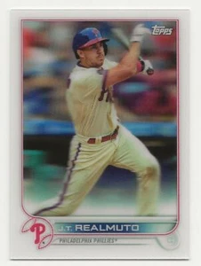 2022 Topps 3D Baseball J.T. REALMUTO Base Lenticular Card #180 Phillies - Picture 1 of 1