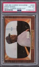 1985 B.B. Cards Magazine #242 ERNIE BANKS PSA 4  Repli-Cards 1955 Bowman RARE!