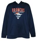 Denver Broncos Men's Performance Hooded Pullover Sweatshirt - Free Shipping