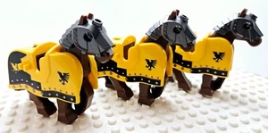 Custom Castle TRIO RAVEN Knight Barding, Horse & Battle Helmet - Picture 1 of 8