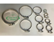 Fascette stringitubo con vite in acciaio fascetta regolabile Conf. da 2 pezzi