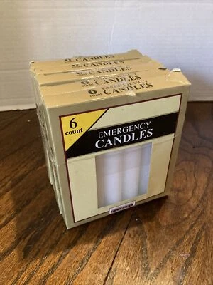 24 аварийные свечи 5 часов время горения каждая свеча лагерь дом свеча длительного горения 4 коробки - Изображение 1 из 4
