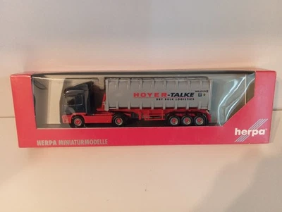 Herpa 149235 MB Actros MP2 Hoyer-Talke 30ft Bulk Container in Ovp Neuwertig - Bild 1 von 4