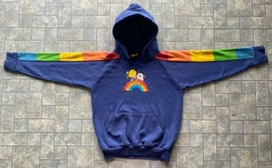 Sudadera con Capucha Azul Mediana Vintage Rainbow Brite MUJER Años 80 Espectáculo de Dibujos Animados - Imagen 1 de 23