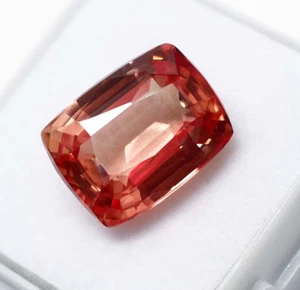 Beautiful Natural Tourmaline Cushion Cut 10 CT Certified - Picture 1 of 8