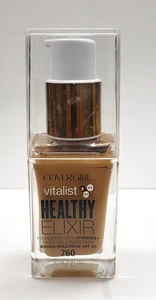 NEW COVERGIRL VITALIST HEALTHY ELIXIR FOUNDATION - 760 Classic Tan - Picture 1 of 1