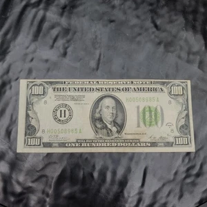 1928-A $100 REDEEMABLE IN GOLD Federal Reserve Note St. Louis MO Banknote USA💰 - Picture 1 of 8