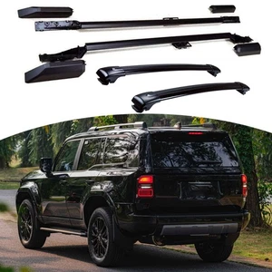 4PCS Roof Rail Rack Cross Bar for Land Cruiser Prado LC250 2024 2025 Cargo - Picture 1 of 12
