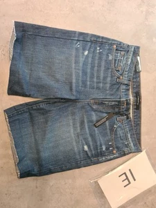 J brand Johnny Boyfriend short mid rise cuffed blue - Picture 1 of 4