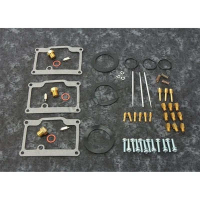 1992 1995 1996 1997 1998 Polaris 600_650_XLT_XC_XCR 3-Carb Repair Rebuild KIT - Image 1 of 3