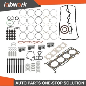 Labwork For Hyundai Kia 2011-2020 G4KJ 2.4L Engine Rebuild Pistons Gasket Kit - Picture 1 of 13