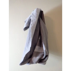 Figs Awesome Humans Winter Scarf Gray Long Wide Soft Blanket Scarf - Picture 1 of 5