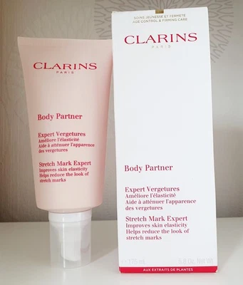 Clarins Body Partner Stretch Mark Expert 175ml – Pregnancy Safe, Elasticity -New - Image 1 of 2