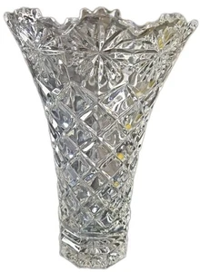 Marquesa vintage de 8" 24% cristal plomo de Waterford patrón "Daisy Cross" - Imagen 1 de 6