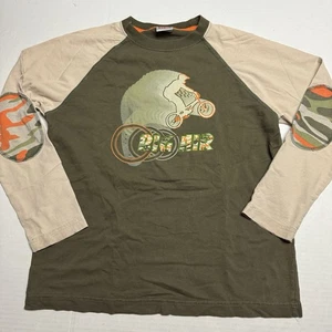 RARE Giant Brand BMX Big Air Elbow Patch Raglan LS T-Shirt Size: L (Flawed) - Picture 1 of 12