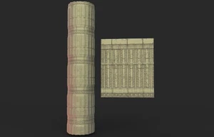 Rouleau texturé 18 pour socles Impréssion 3D pour jeux de figurines - Foto 1 di 1