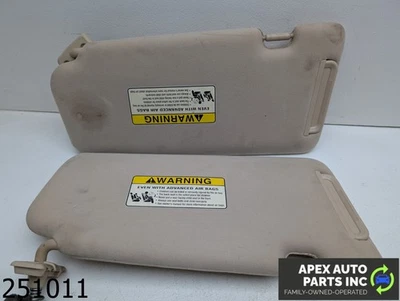 OEM 2007-2010 Hyundai Entourage 3.8L right & left sunvisor sun visor set pair Foto 1 de 4