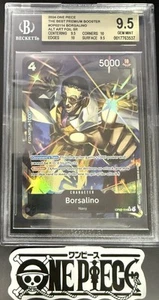 BGS 9.5 One Piece OP02-114 SR* Borsalino Alt Art Foil - English - PRB01 - Graded - Picture 1 of 12