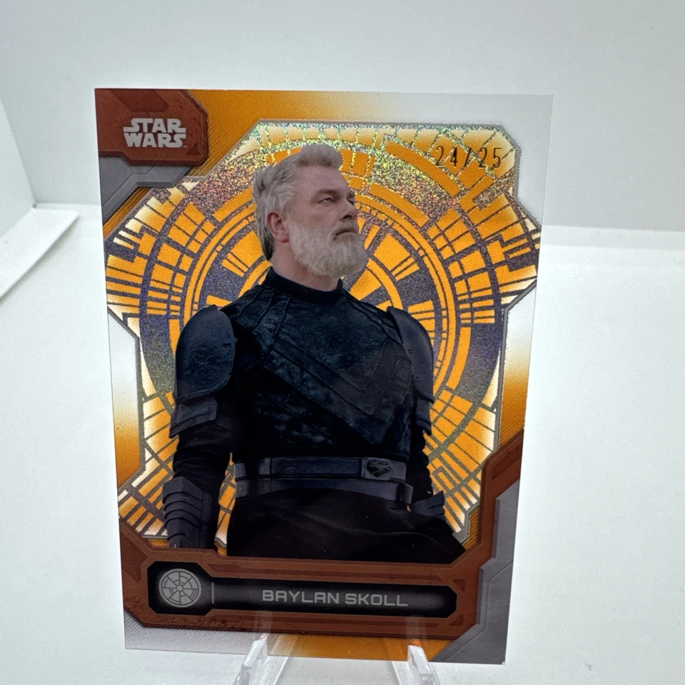 💰2024 Topps Star Wars High Tek ORANGE /25 BAYLAN SKOLL - Image 1 of 1