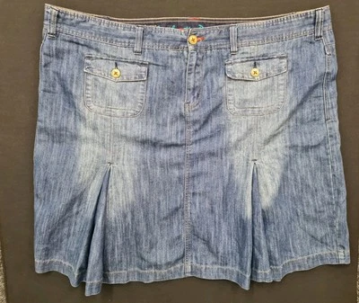 Falda vaquera auténtica Evans. Talla UK 22 EUR 58 talla grande  Foto 1 de 4