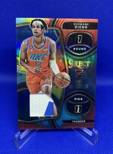2022-23 SELECT OUSMANE DIENG RC JERSEY# 13/25 TIE-DYE PRIZM 2 COLOR PATCH OKC SP