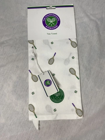 WIMBLEDON THE CHAMPIONSHIP OFFICIAL TENNIS  TEA TOWEL NEW NWT Cover