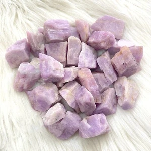3pcs Natural Raw Kunzite Purple Crystal Rough Healing Stone Specimens Rocks - Picture 1 of 4