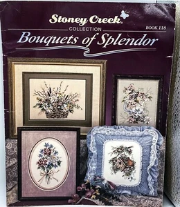 Stoney Creek Book 118 Colección Ramos de Esplendor Patrones de Punto de Cruz CNTD - Imagen 1 de 5