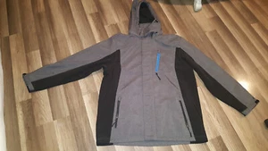 CB sports men's Large size winter windbreaker jacket removable hoodie - Picture 1 of 18