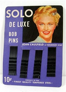 Vintage Solo Bob Pins Joan Caulfield Movie Star Card (P) Solo Prod NY Old Stock - Picture 1 of 2