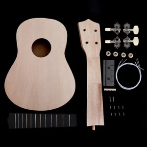 Kit de ukelele hágalo usted mismo soprano 21"" para niños y principiantes hágalo usted mismo haga su propia guitarra hawaiana - Imagen 1 de 12