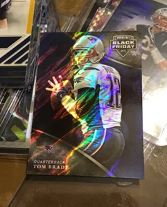 🔥TOM BRADY 2013 SUPER RARE Panini BLACK FRIDAY BLACK LAVA REFRACTOR TAMPA 5xMVP - Picture 1 of 7