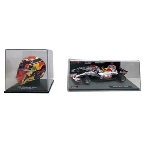 Red Bull Racing RB16B HONDA Thanks F1 GP Alexander Albon #23 1/5 Helmet Limited Cover
