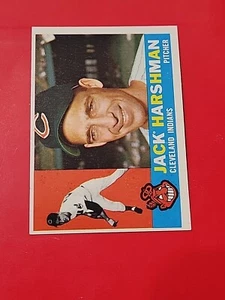 Jack Harshman 1960 TOPPS Cleveland Indians #112 , No Creases , Read - Picture 1 of 11